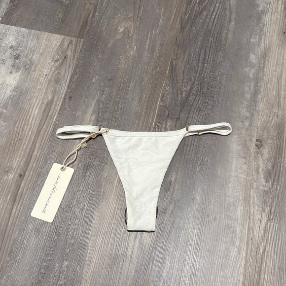 Swim Like A Mermaid White Bikini Bottom - Picture 3 of 5